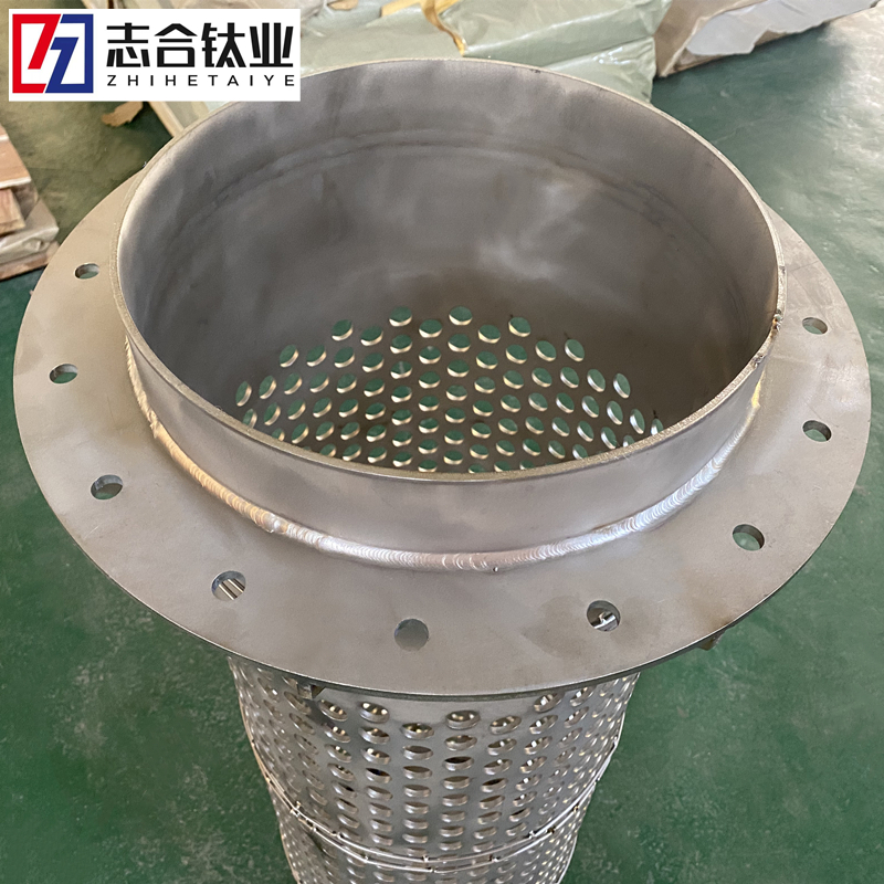TA2鈦過濾器化工用過濾籃料桶料鏟廠家直銷-1