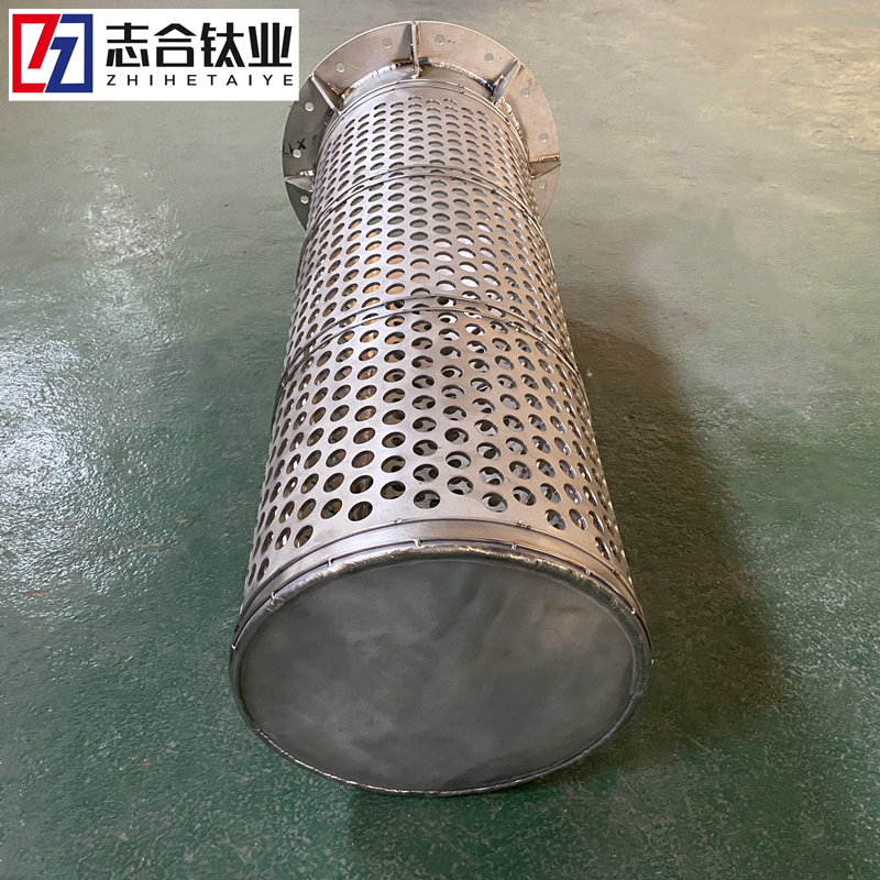 TA2鈦過濾器化工用過濾籃料桶料鏟廠家直銷-2