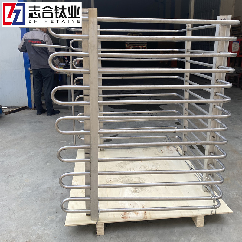 純鈦方形盤管TA2φ251.5管按圖紙加工-2