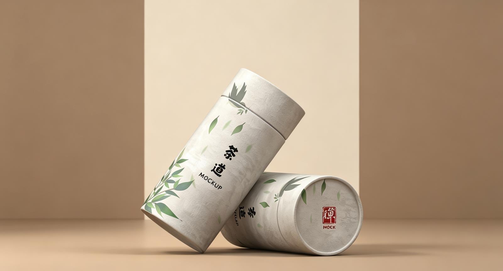 场景说明：各类难粘材质的纸罐精裱。