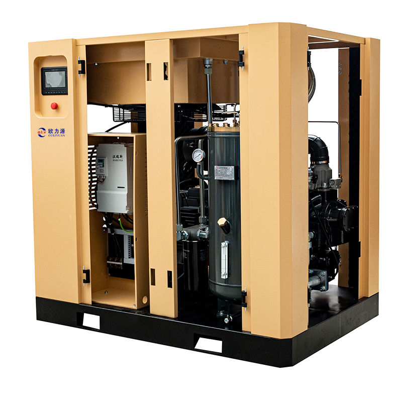 汉瑞斯水平二级压缩永磁变频螺杆式空压机75HP-3