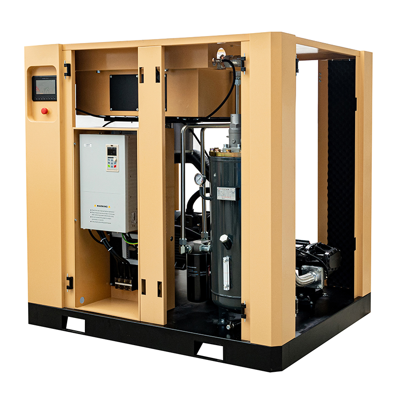 汉瑞斯水平二级压缩永磁变频螺杆式空压机100HP-3