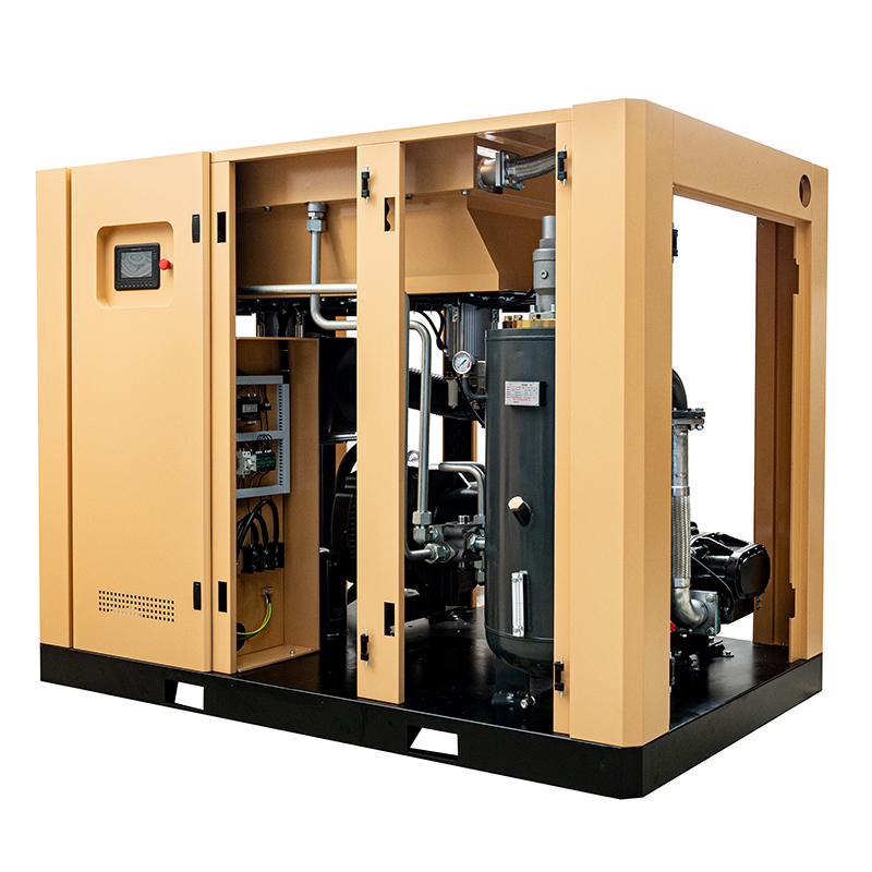 汉瑞斯水平二级压缩永磁变频螺杆式空压机150HP-2