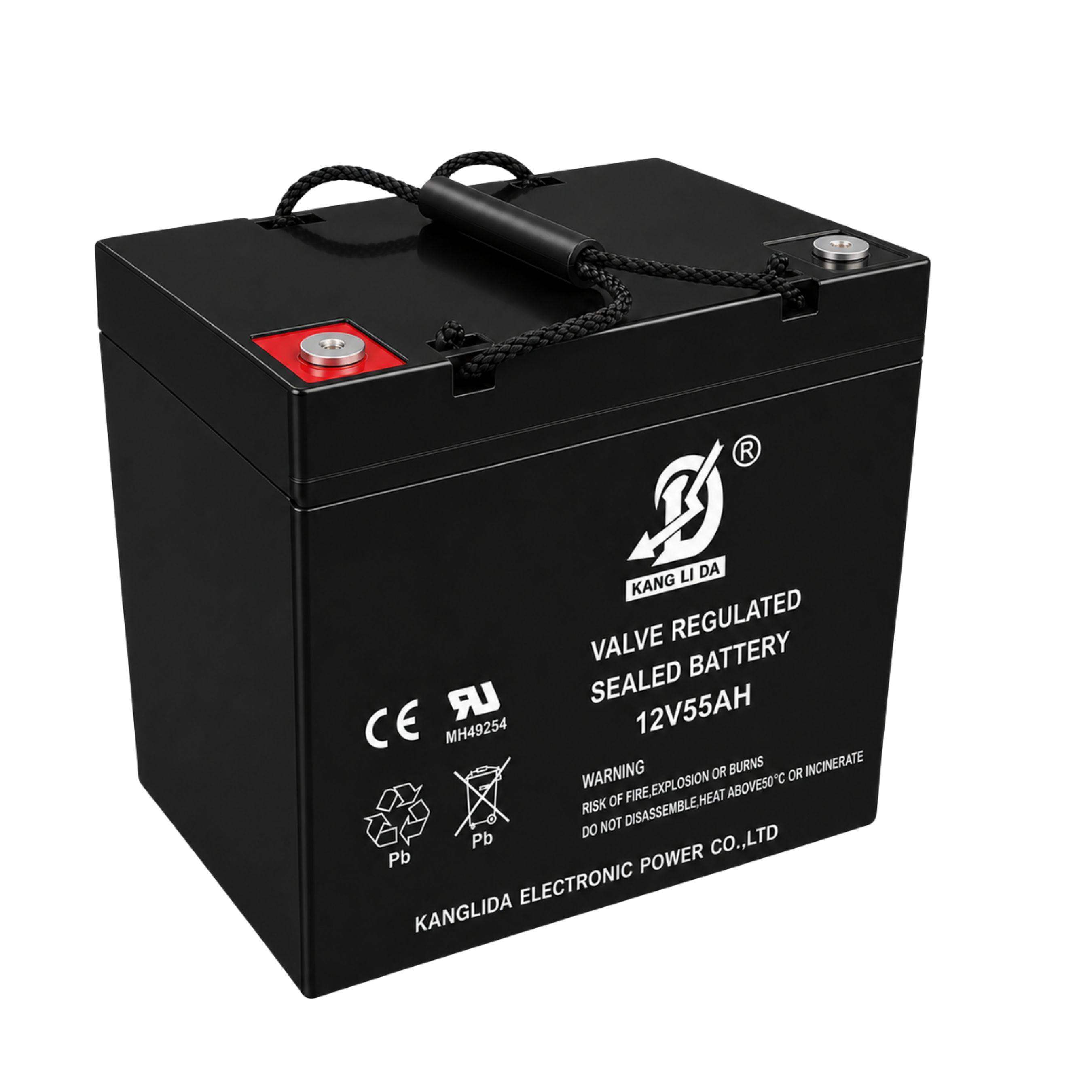 康利达12V55AH直流屏蓄电池