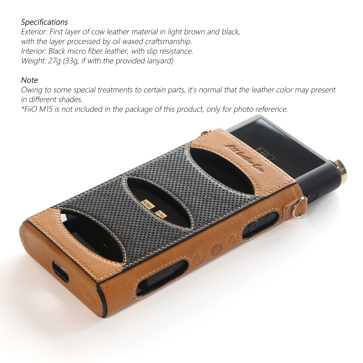 New Release】DDHiFi Releases DD C-M15 Genuine Leather Case for