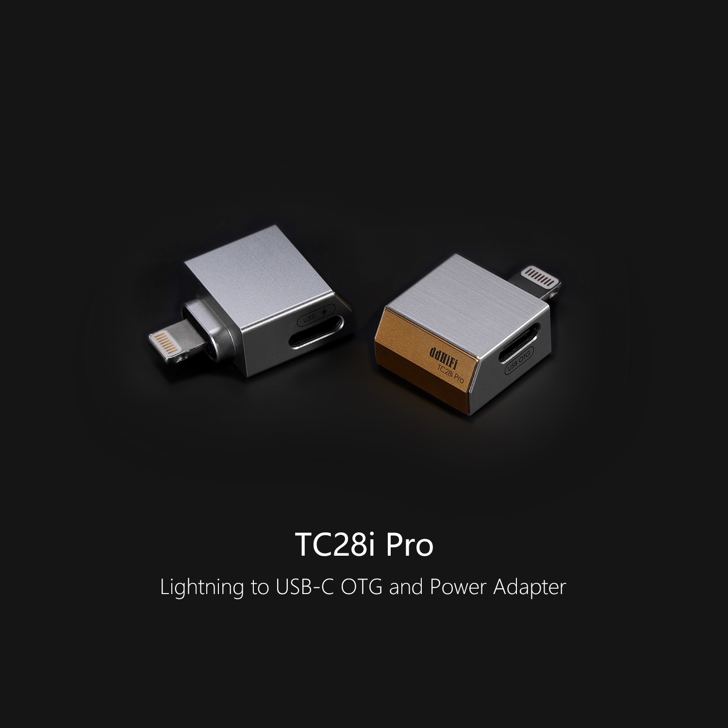 DD HiFi TC28i Lightning to USB C OTGアダプタ