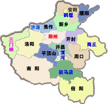 河南地图