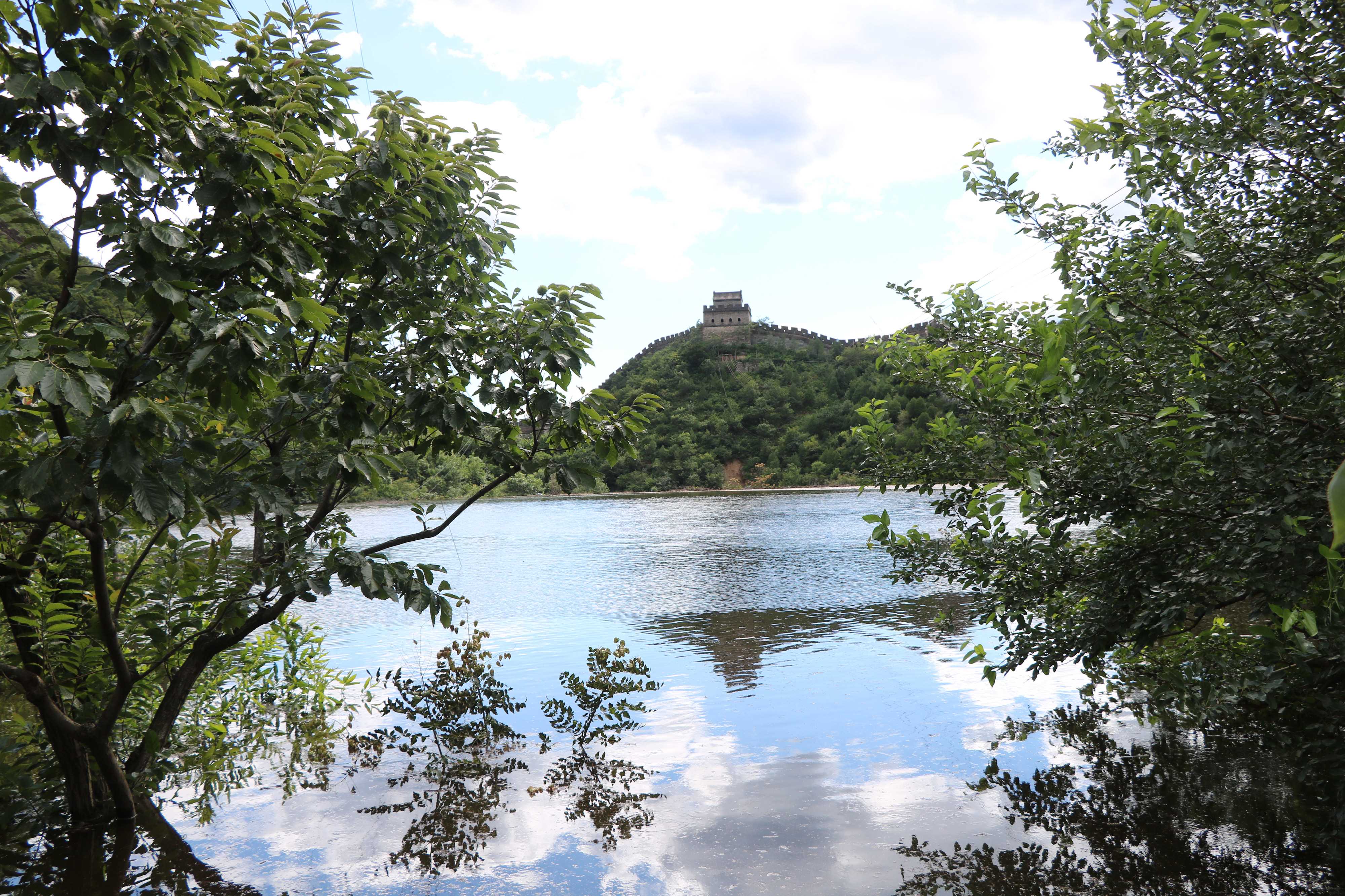 响水湖长城风景区图片图片