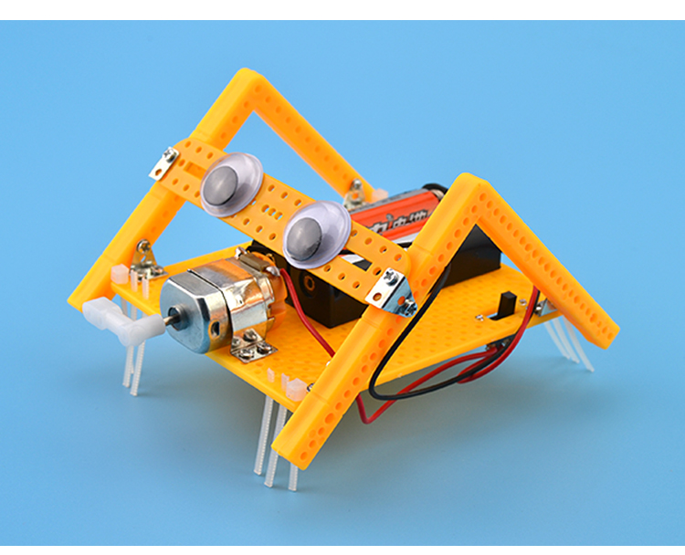 梦 创意振动多足爬行机器人 趣味益智科技小制作模型 小学生diy小发明