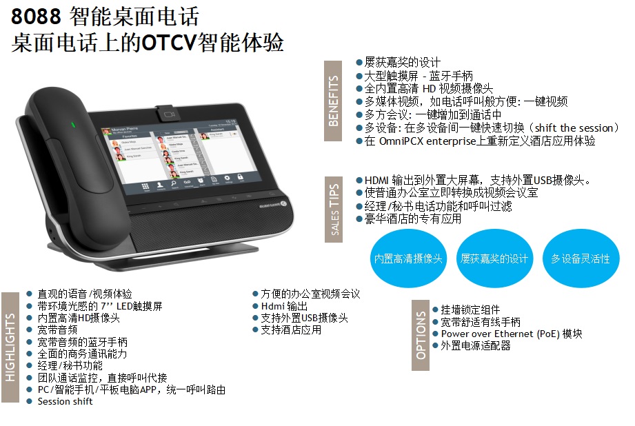 3-8088智能桌面电话