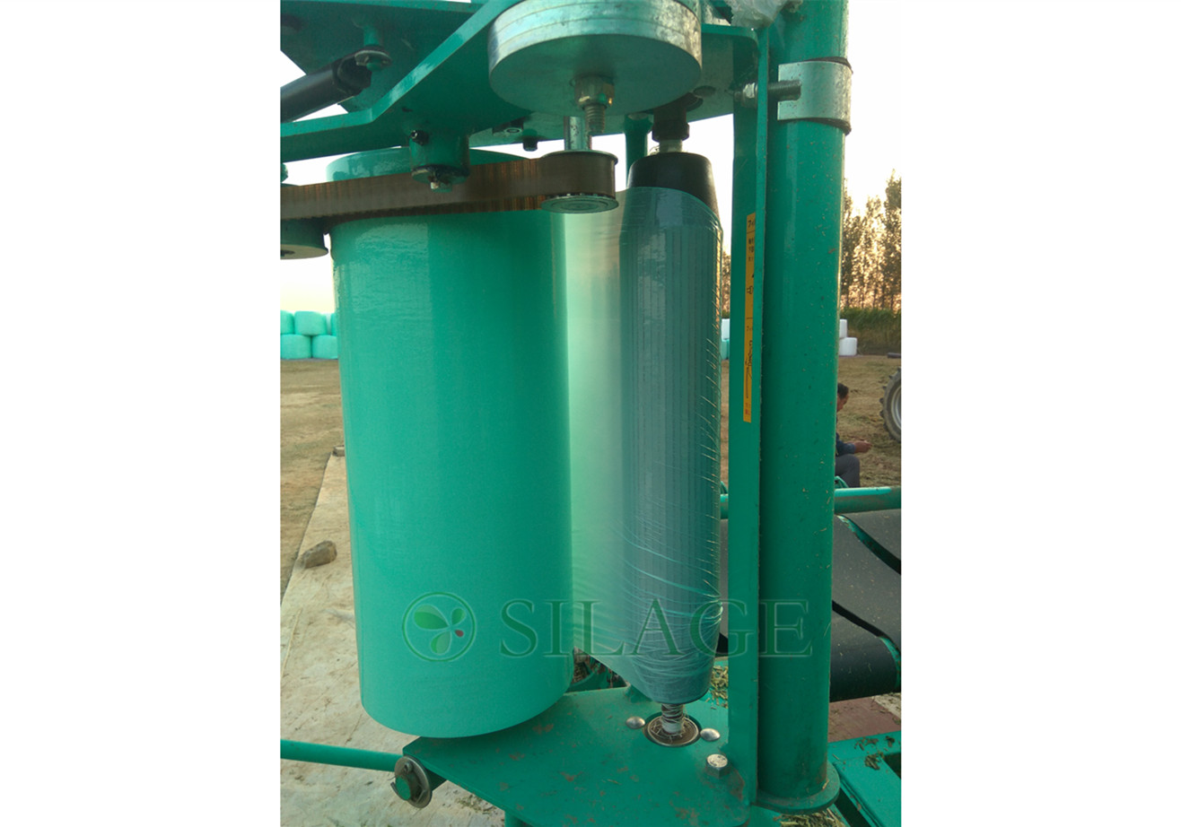 Silage Packing Machine Sticker Blown 500mm Wide Green Silage Film-淄博萨丽特包装制品有限公司