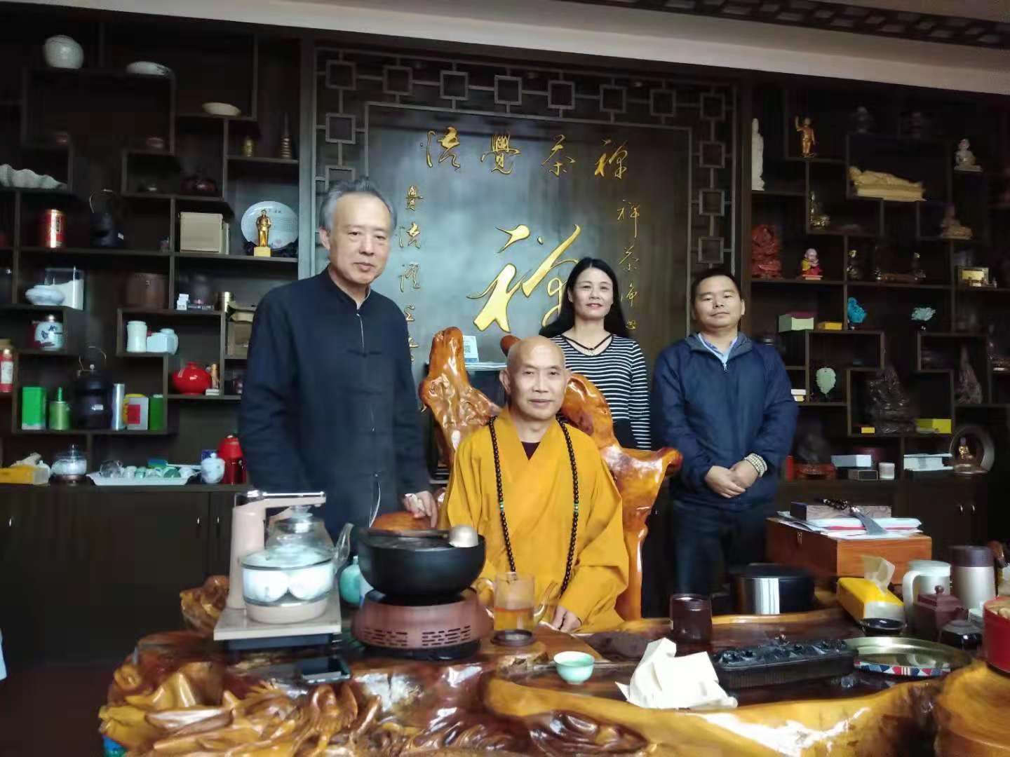 拜会宝华寺方丈证通大法师