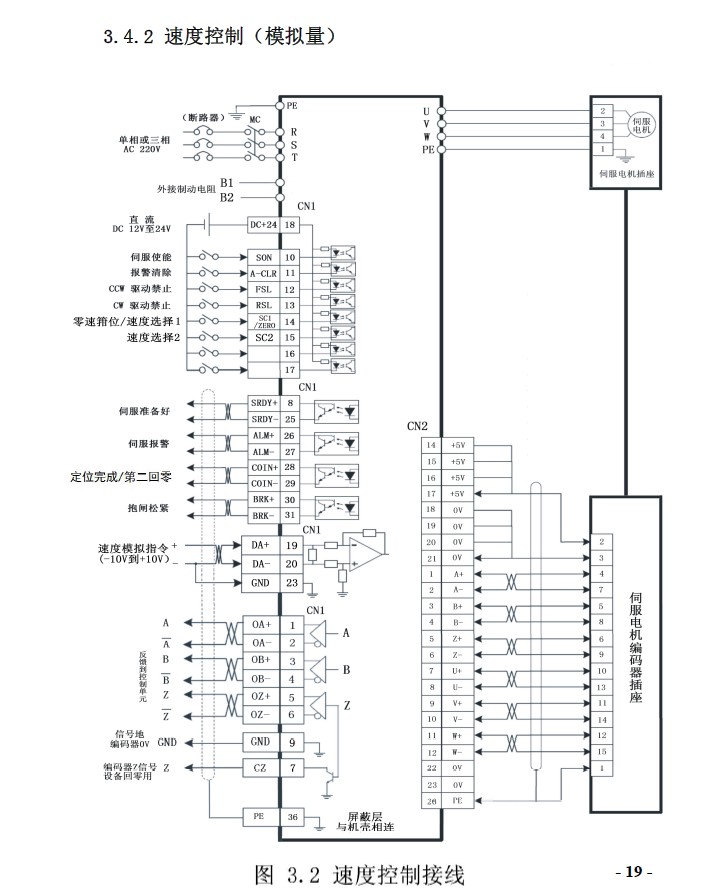 速度控制接线图