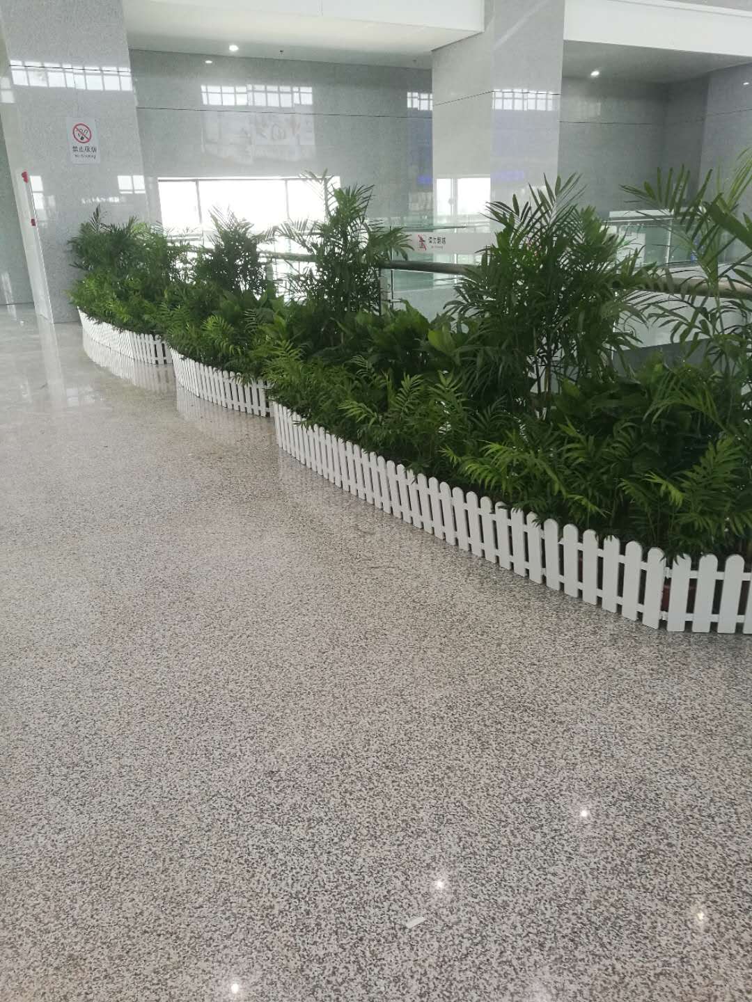 花卉布置现场