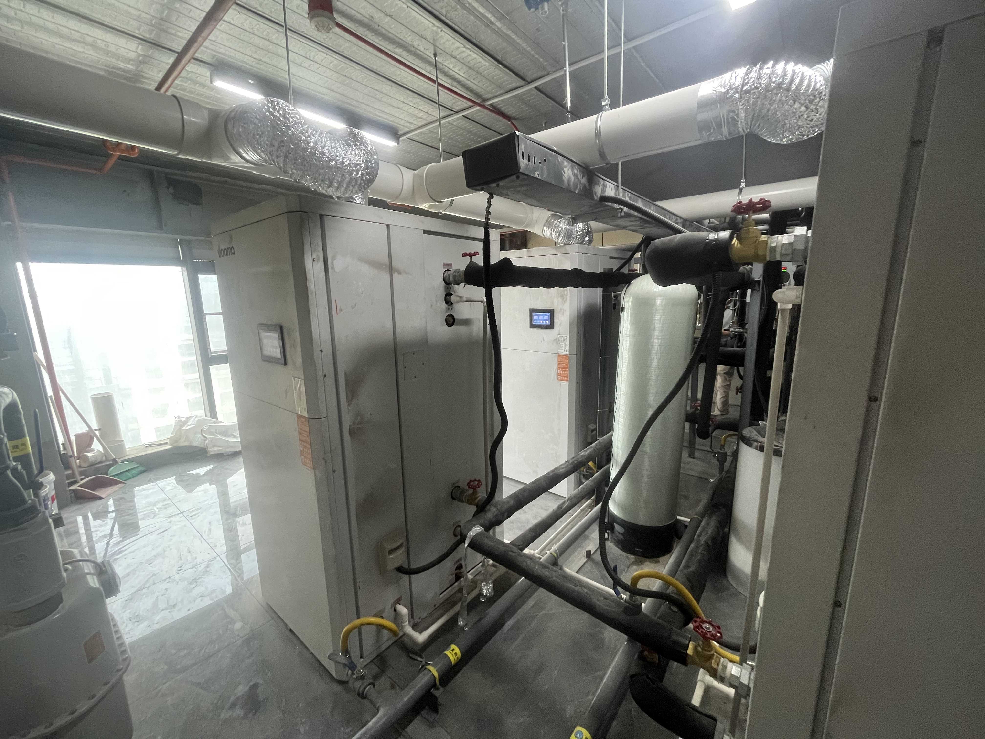 陕西西安美豪丽致酒店热水工程