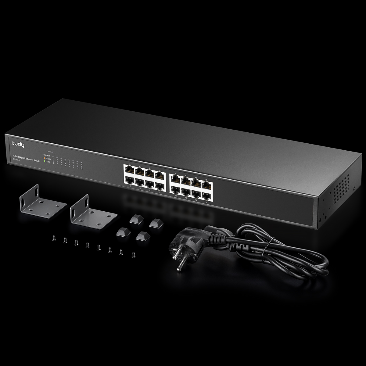 16 Port Unmanaged Switch  16 Port Gigabit Ethernet Unmanaged Switch -  DG-GS1016/E (H/W Ver. A2)