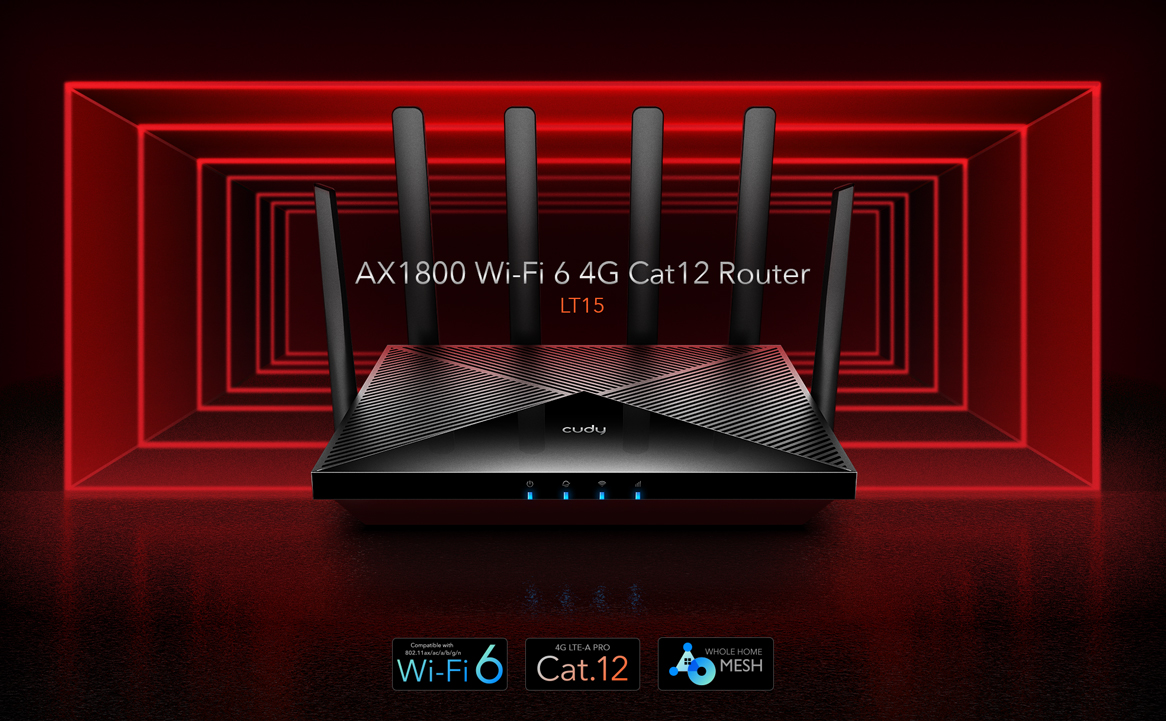 AC1200 4G LTE CAT 12 Router, Model: LT12-Cudy: WiFi, 4G, and 5G Equipments  and Solutions