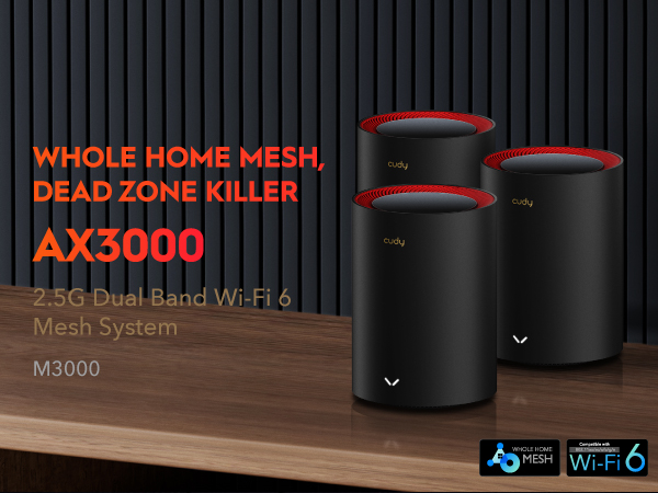 Xiaomi AX3000 Whole Home Mesh Wi-Fi 6 (3-Pack) – UrbanX Fibre