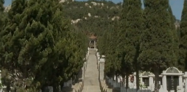 黄岛卧龙山陵园公墓风水图