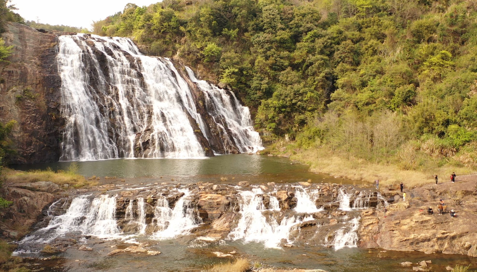 霞浦崇儒乡溪西水库沃里瀑布