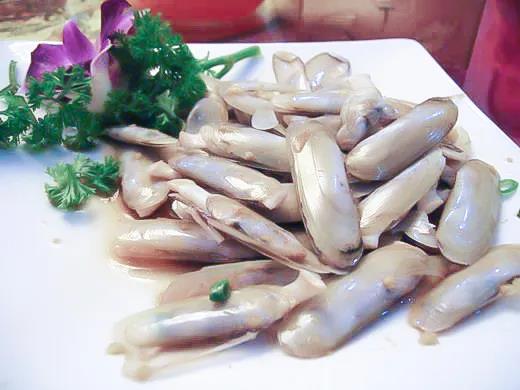 霞浦独有的滩涂美味剑蛏