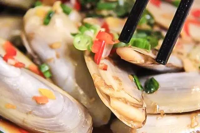 霞浦独有的滩涂美味剑蛏