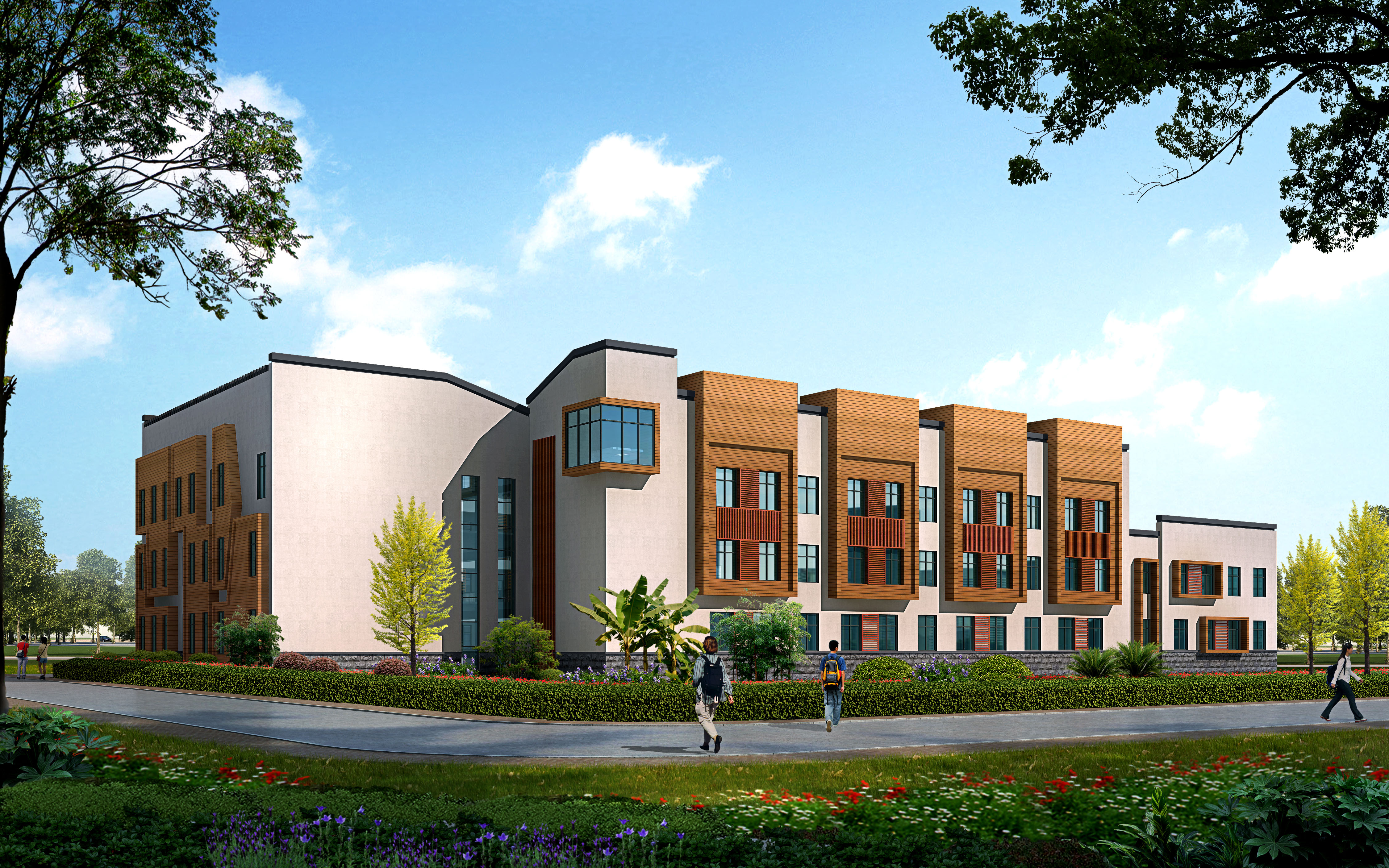 驻马店市第四中学建筑规划设计