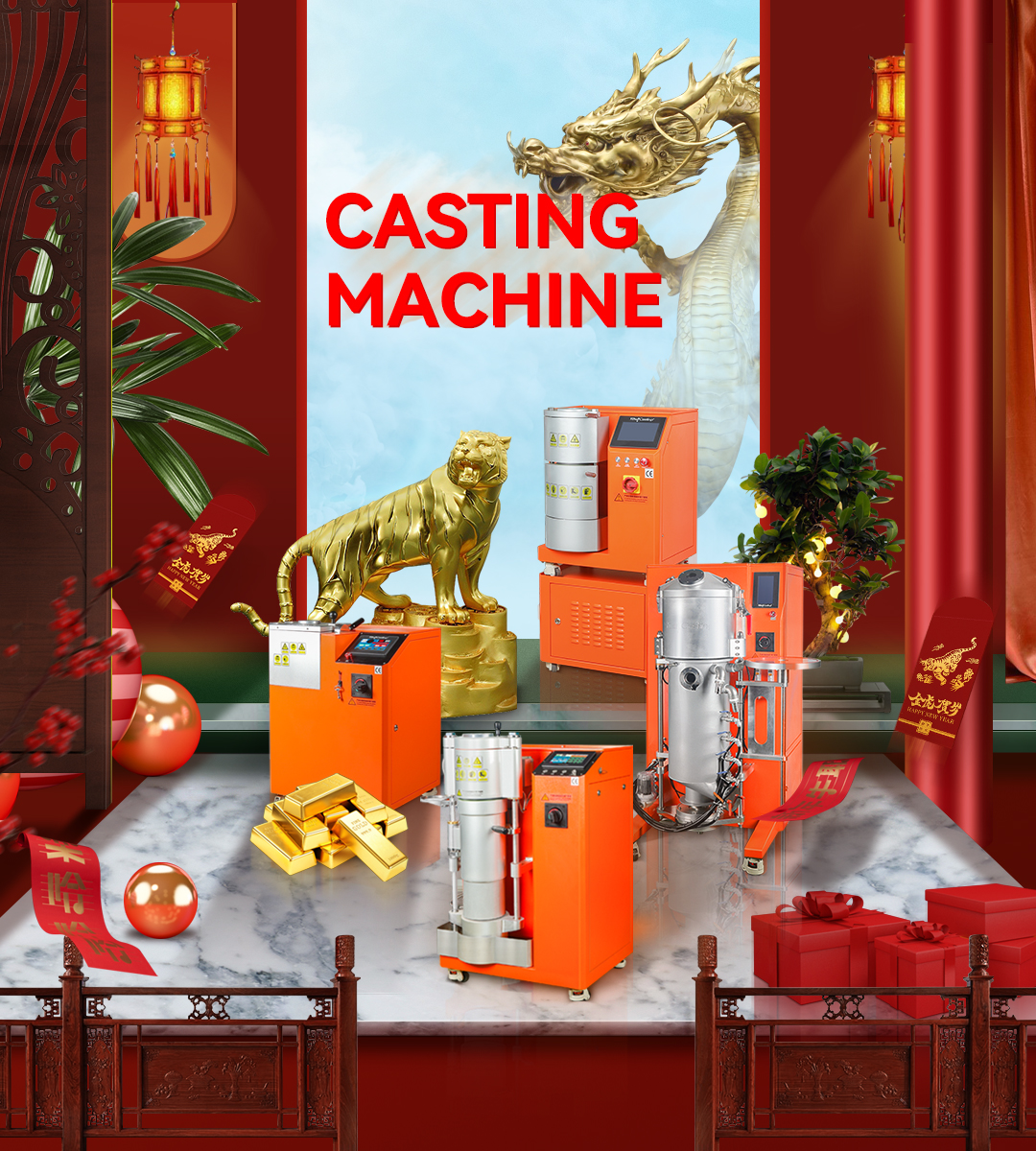 Gold Casting Machine, Vacuum Gold/Silver Bar/Jewelry Casting Equipment