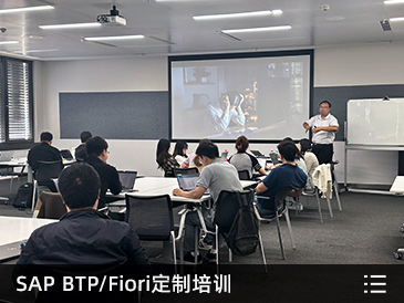 SAP BTP/Fiori 定制培训