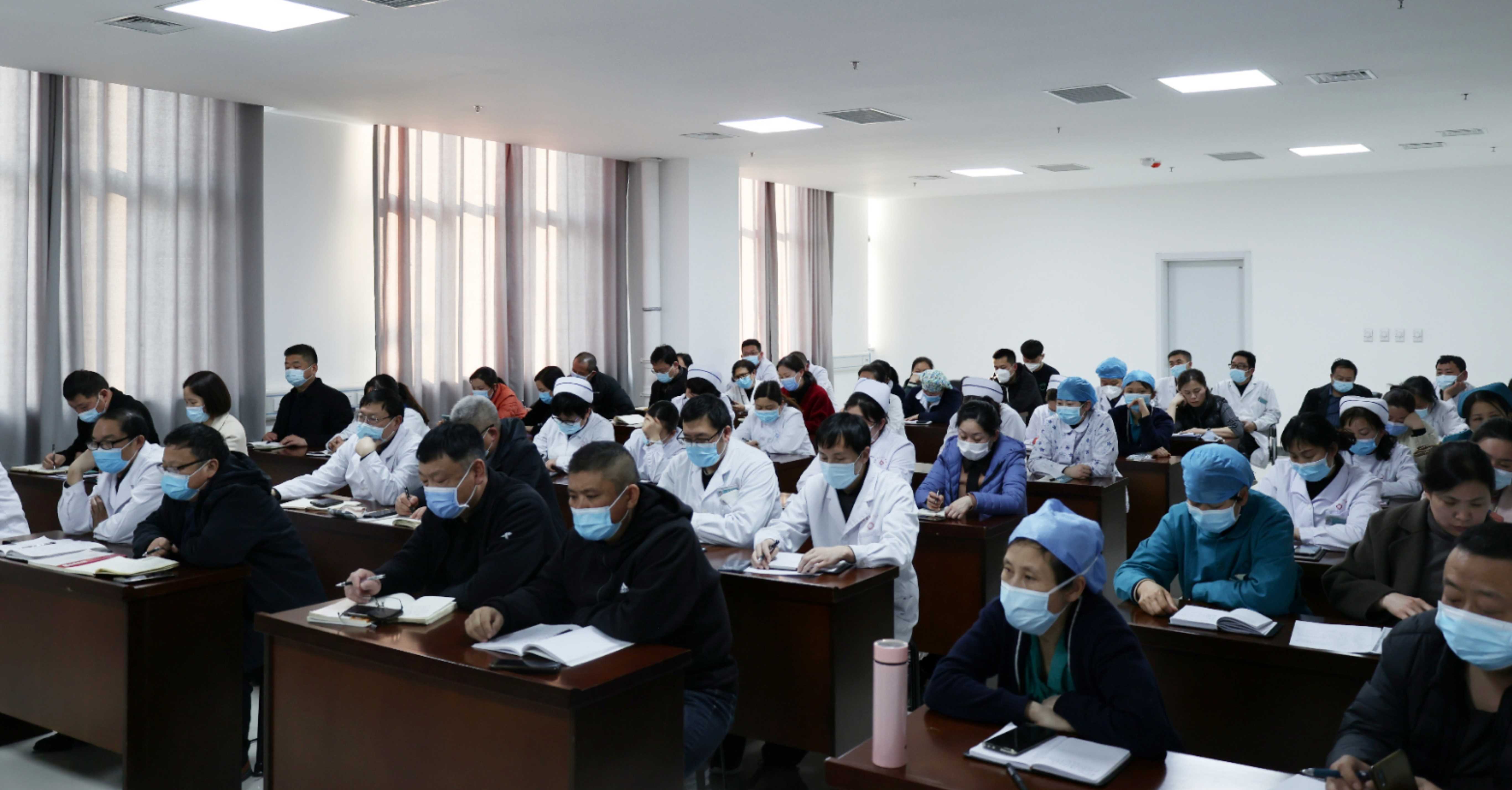 内黄县第二人民医院召开党史学习教育总结会议