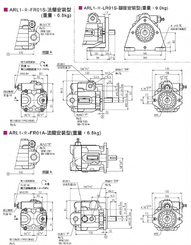 ARL1柱塞泵-产品说明3