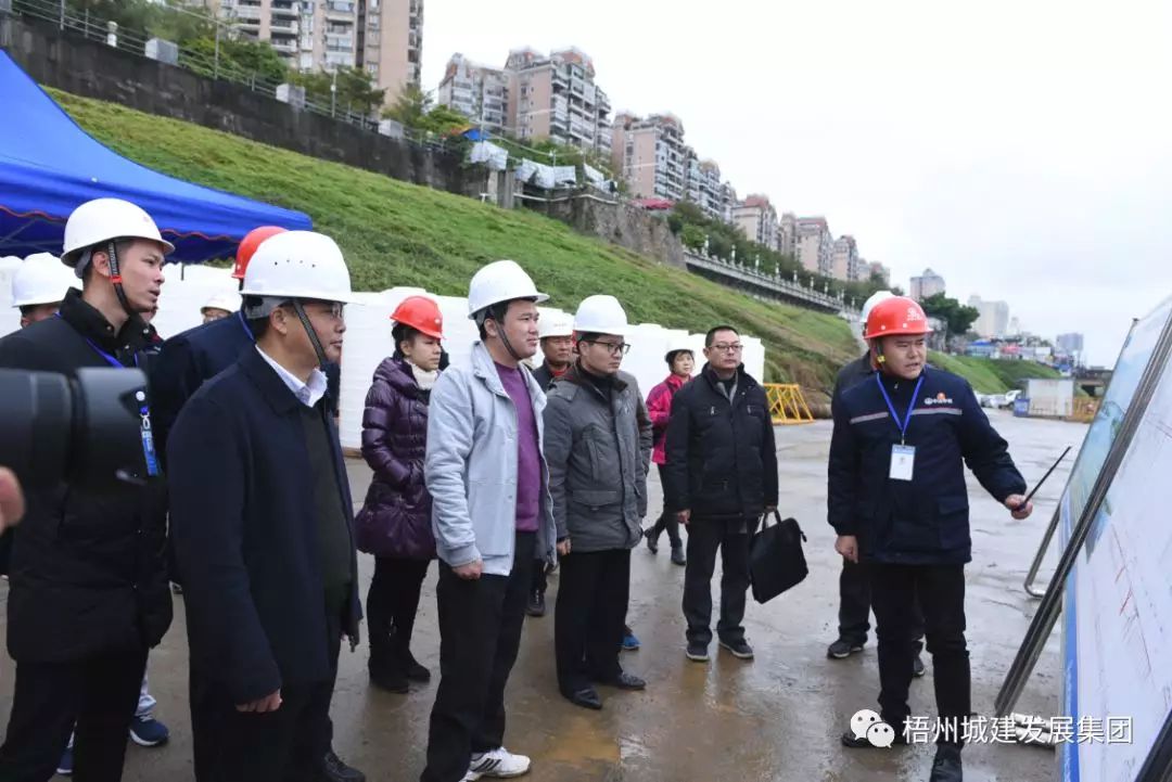 鄭偉一行先後實地查看司法局斷頭路工程,一代天城斷頭路工程,快速路