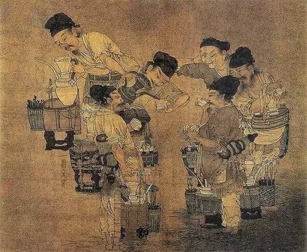 斗茶图卷-唐-阎立本-2