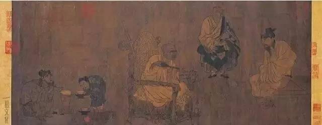 萧翼赚兰亭图-唐-阎立本