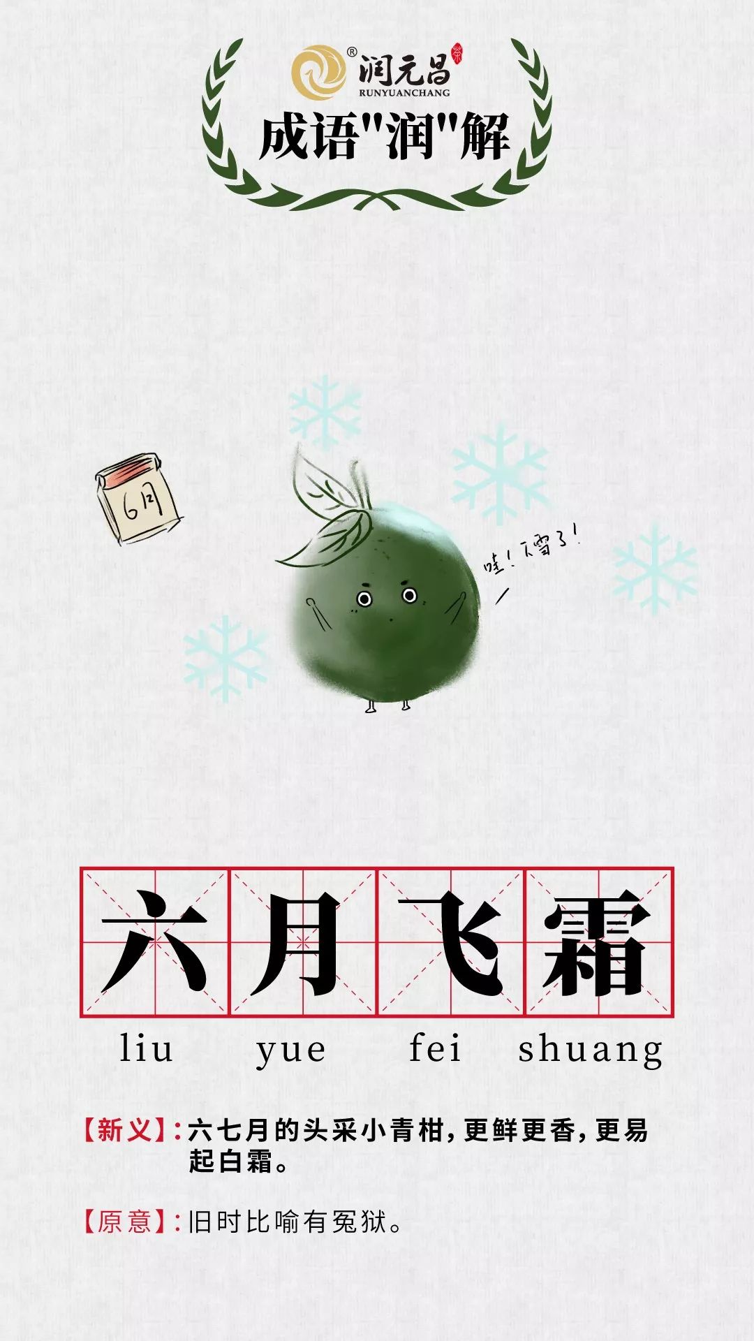 润元昌柑普茶成语润解-3