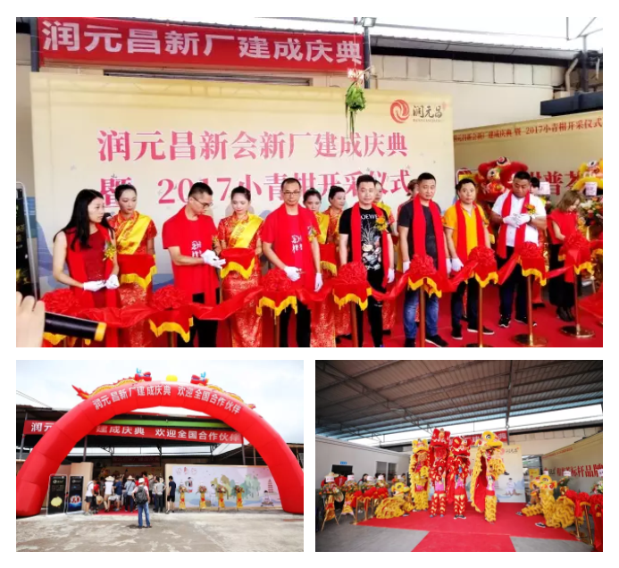 润元昌新厂剪彩