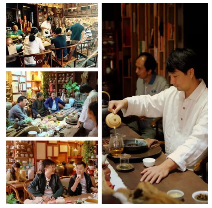 高朋满座的腾兴阁茶行