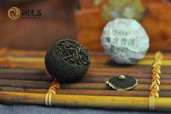 润元昌普洱茶新会陈皮普洱-5