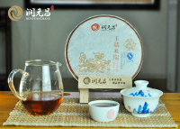 润元昌2015年玉麟来瑞熟饼普洱熟茶07