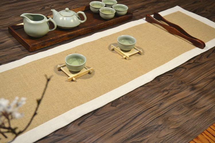 茶席,桌布,茶具