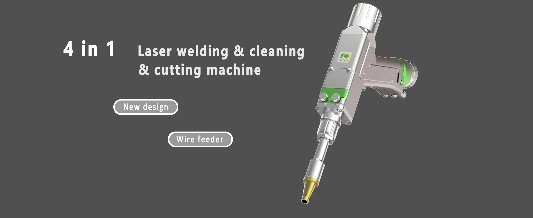 4-in-1 laser welding  cleaning cutting machine