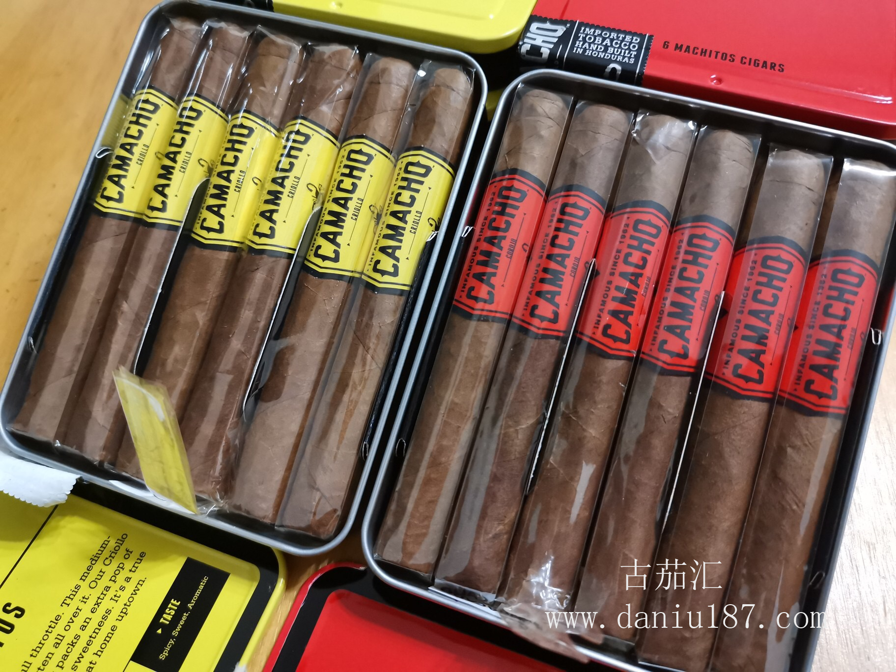 camacho criollo machitos 卡马乔.毒蝎 雪茄