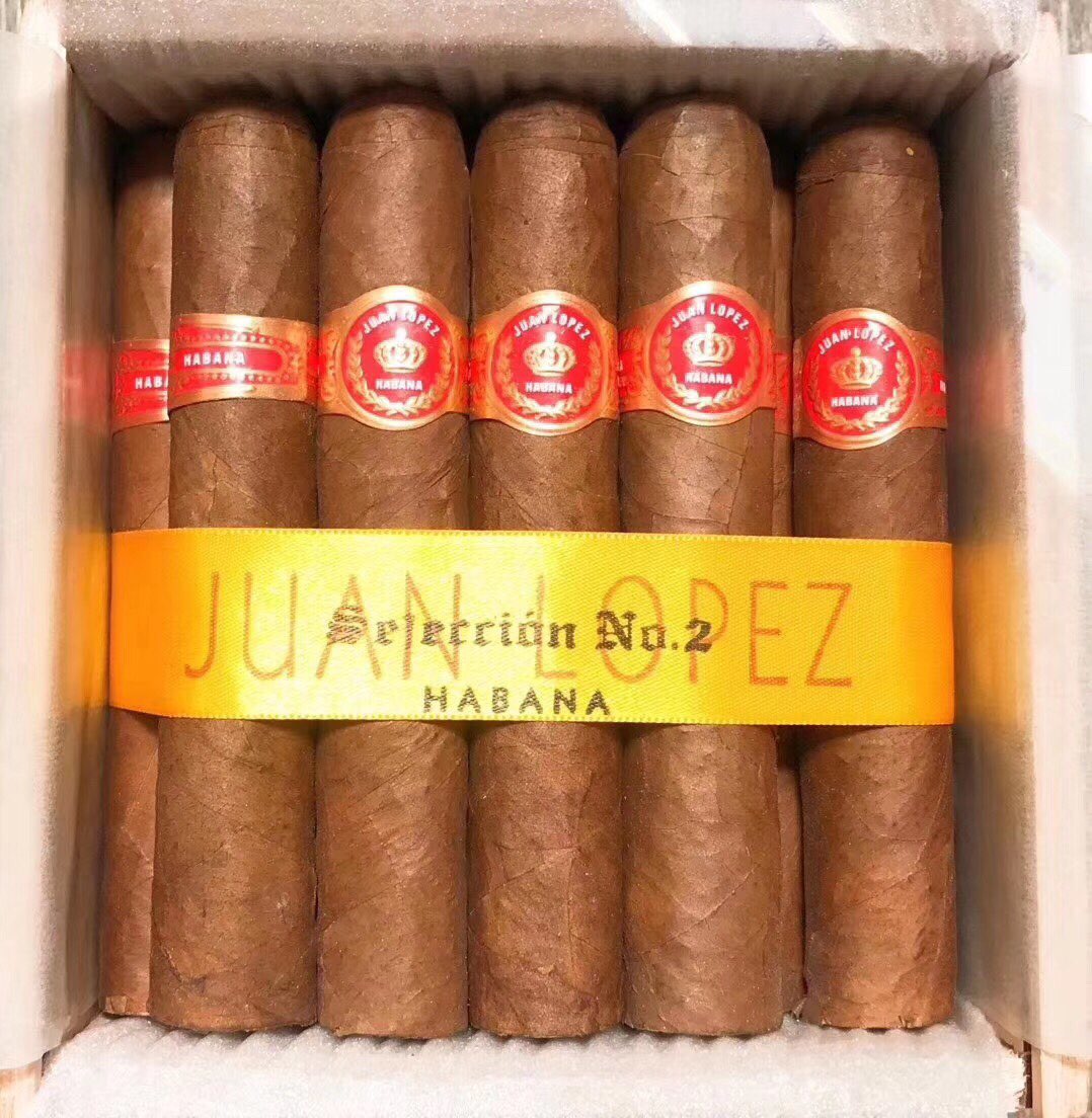 装满19年的古巴胡安·洛佩兹(juan lopez)雪茄selección 1号雪茄