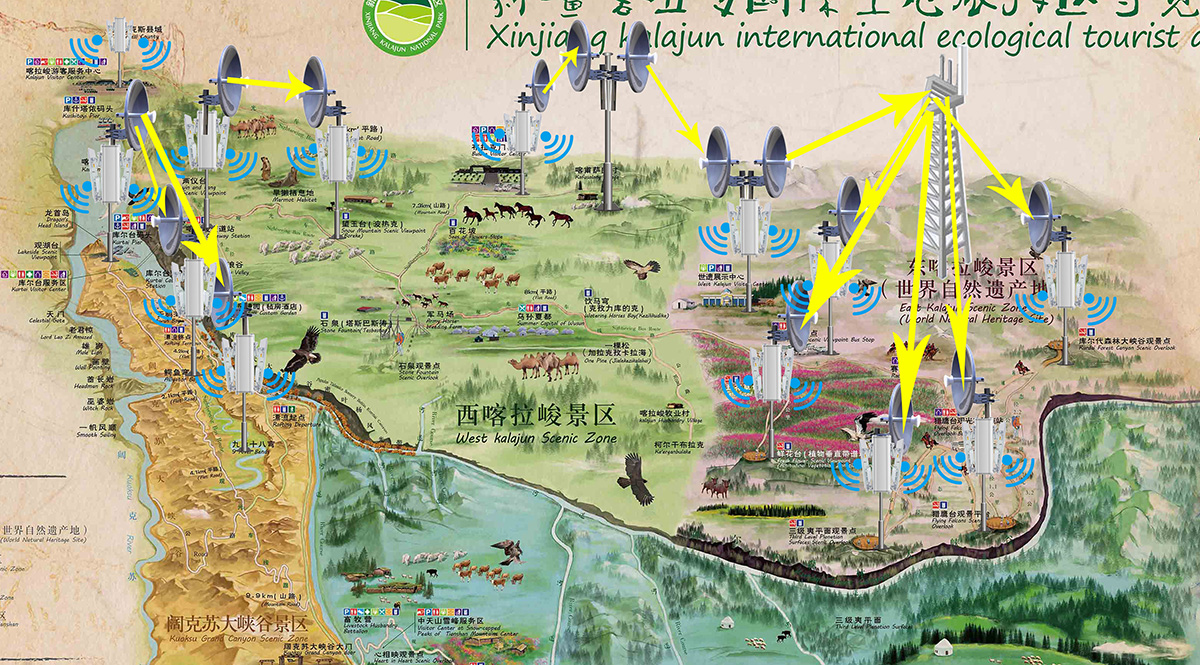喀赞其民俗旅游区地图图片