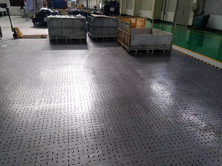 工程案例- 金属地板-车间地板-工业不锈钢地板-河间市凯尔达机械附件