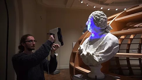 利用3D掃描器幫助建立雕塑數碼博物館6