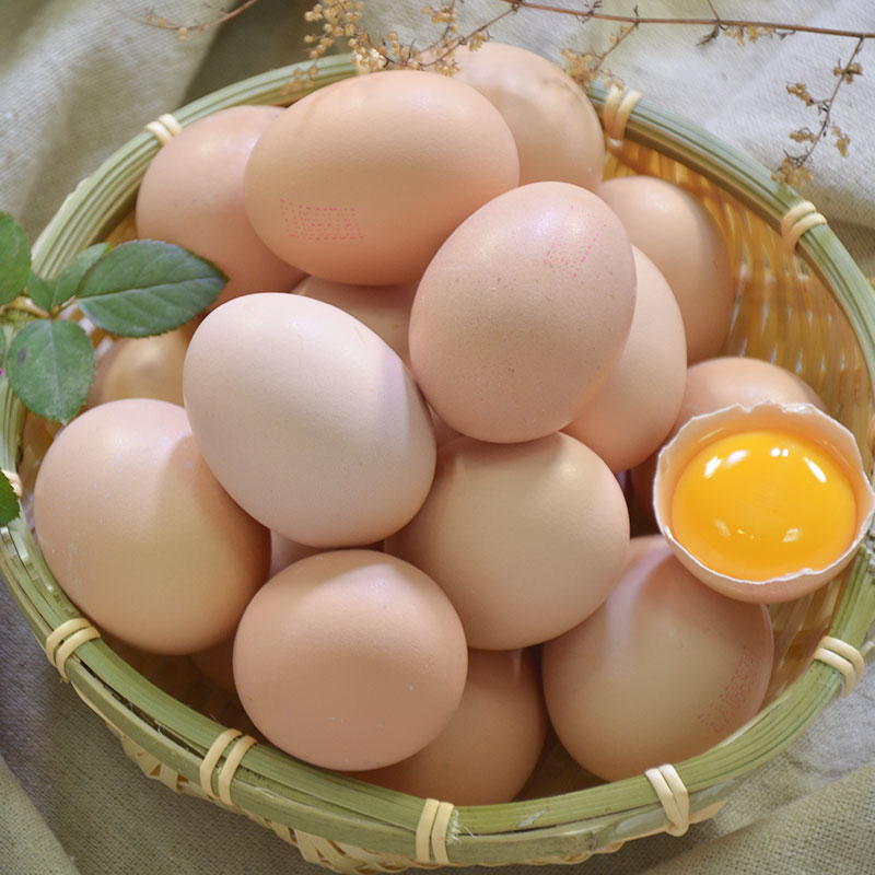 首农农家散养土鸡蛋柴鸡蛋30枚农产品礼盒装春节送礼员工福利
