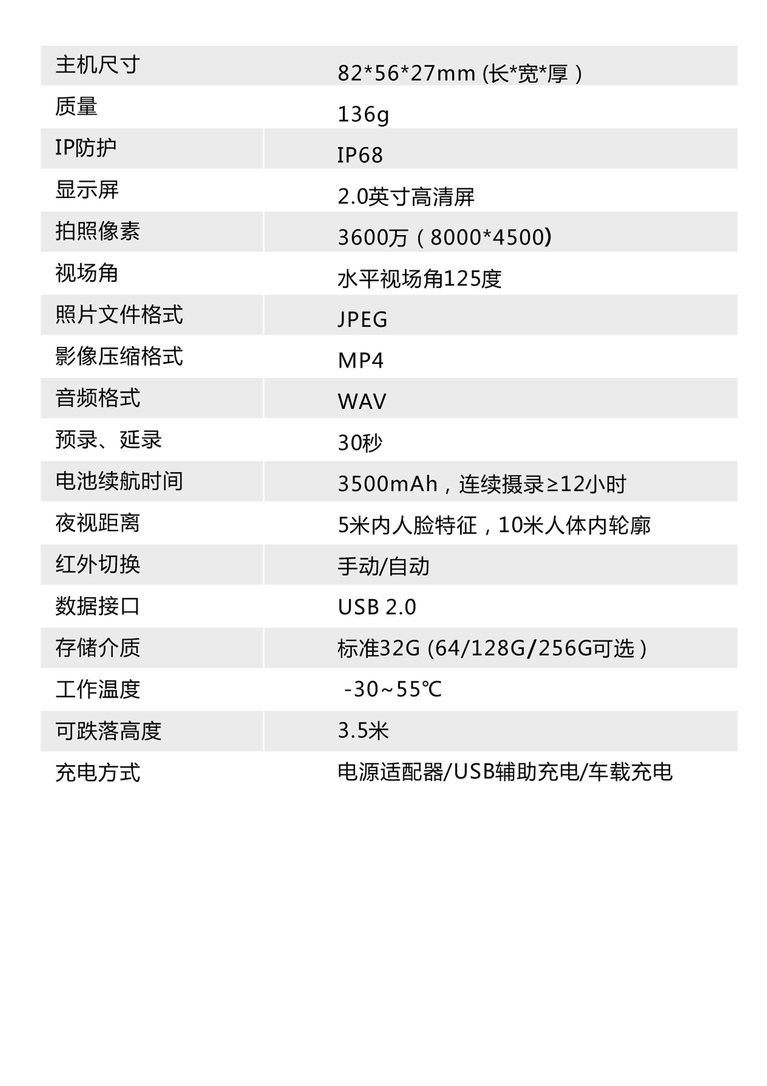 DSJ-F9S技术规格