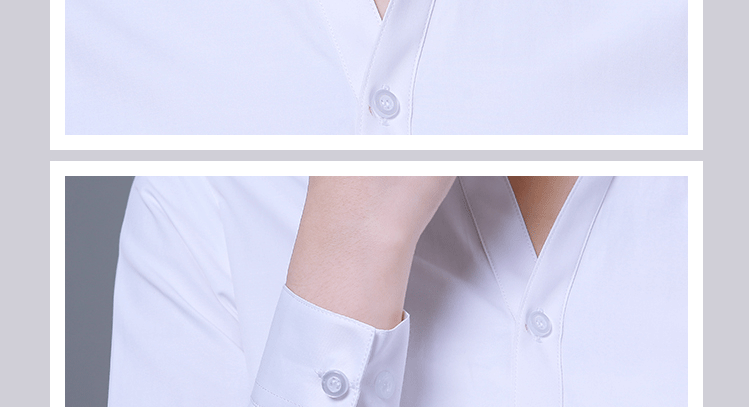 长袖白色职业衬衫定制-商务衬衫订做嘉兴工作服-8