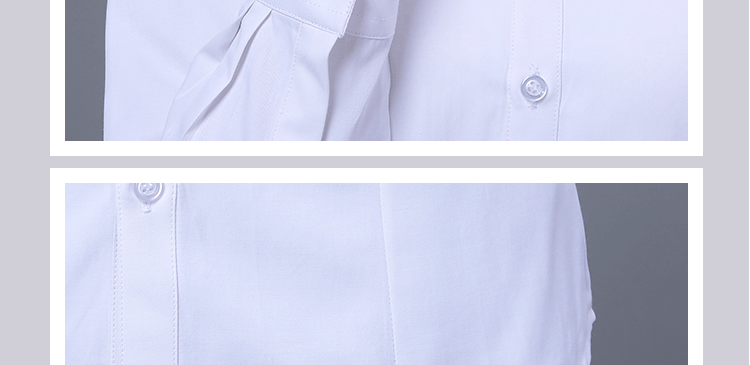 长袖白色职业衬衫定制-商务衬衫订做嘉兴工作服-9